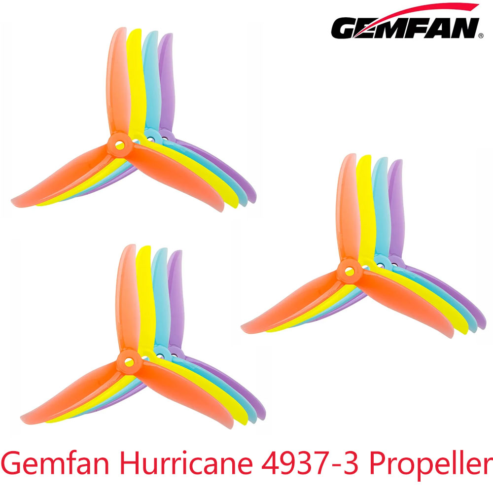 4Pairs 8PCS Hurricane 4937-3 T - огляд і ціна Fpv Drone Propeller